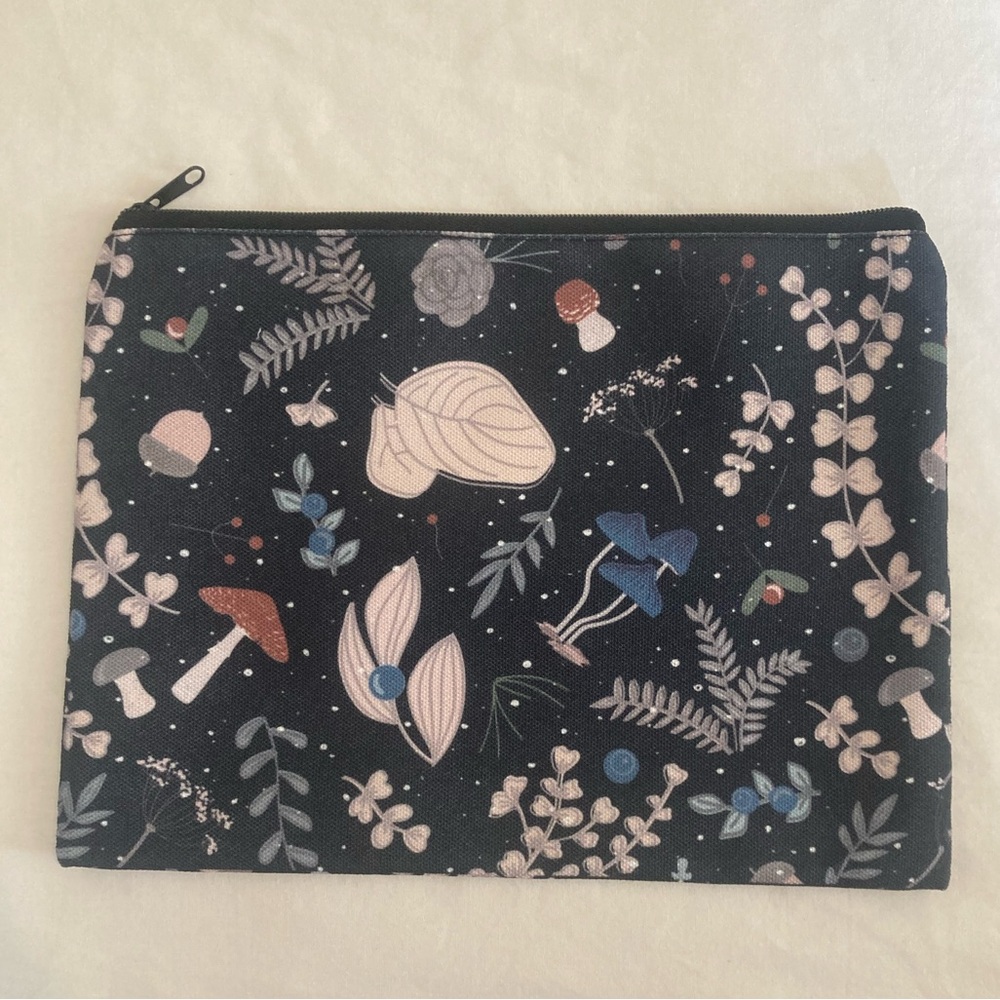 Forest Themed Cosmetic Pouch